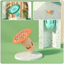 WHAMVOX 2 Pcs Floor Drain Cover Bathroom Strainer Replacement Toilet Stopper