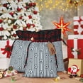 thumbnail image 6 of Rocae Nautical1 Print Christmas Drawstring Linen Gift Bag with Drawstrings Treat Bag Goody Present Bags for Christmas Party Favor, 6 of 8
