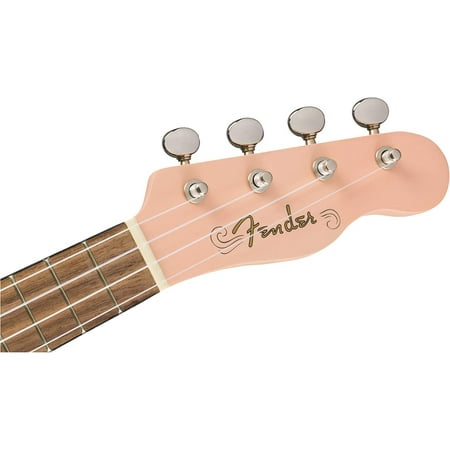 Fender - Venice Soprano 4-String Ukulele - Shell Pink