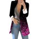 thumbnail image 1 of Gibobby Blazer de mujer elegante Chaqueta De Mujer Casual Blazer Un Botón Encogimiento De Hombros Traje De Manga Larga Adelgazante(Rosa caliente,CH), 1 of 4