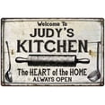 thumbnail image 1 of JUDY'S Kitchen Farmhouse Sign 12 x 18 Matte Finish Metal 112180033072, 1 of 1