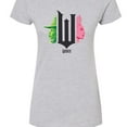 thumbnail image 3 of Wicked - Elphaba And Glinda Side Profiles - Juniors Fitted Graphic T-Shirt, 3 of 5