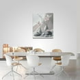 thumbnail image 4 of Zen Wall Art Bathroom Pictures Wall Decor Zen Paintings Canvas Pebble Stone Spa Artwork Grey Blush Modern Home Decorations for Meditation Spiritual Yoga Bedroom Living Room 16"x20", 4 of 7