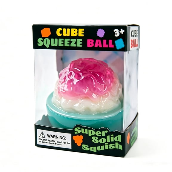 Roiihwy Shaved Ice Squish Toys, Slow Rebound Squeeze Stress Balls, Purple, 2.36"x2.56", Stress Relief Sensory Toys