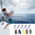 thumbnail image 2 of 5 Pcs Leurres Spinnerbait de Pêche, Ensembles d'Appâts Spinner, Leurres Rigides Spinner pour Achigan, Truite, Saumon, 2 of 5