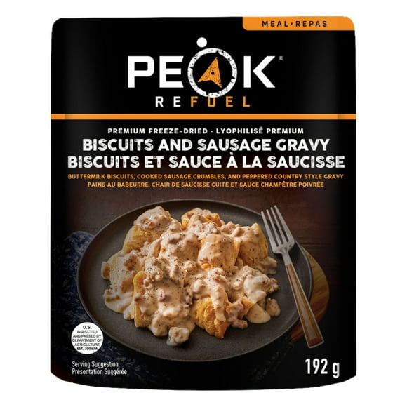 Peak Refuel Biscuits and Sausage Gravy