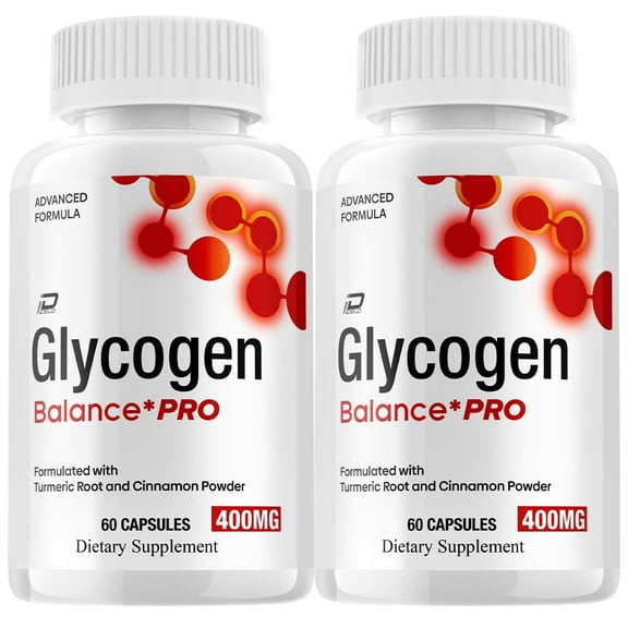 Glycogen Balance Pro Capsules – GlycogenBalance Pro, All Natural Glycogen Support, 2 Pack, 120 Capsules