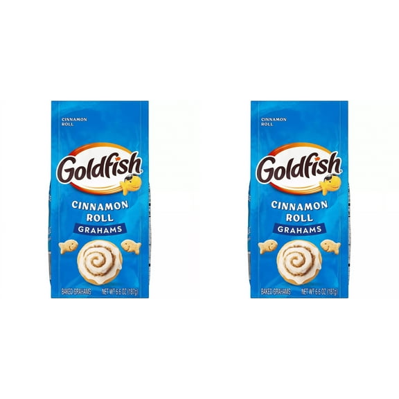 Goldfish Grahams Cinnamon Roll Crackers - 6.6oz pack of 2