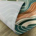 thumbnail image 4 of Ambesonne Monstera Place Mats Set of 4, Abstract Landscape Boho, Standard Size, Evergreen Pale Seafoam, 4 of 5