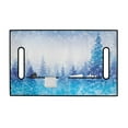 thumbnail image 6 of Yuyamidu Xmas Tree Golf Cart Seat Covers, Christmas Club Car Cushion Covers with 4 Front Pockets Blue Snowflake Golf Cart Seat Towel Blanket, 6 of 7