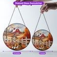 thumbnail image 5 of Thanksgiving Beagle Pilgrim Grateful, Thankful, Blessed Fall Welcome Stained Glass Suncatcher Beagles Dog Lover Gifts Idea Window Hanging Sign Decor - 00021, 5 of 5
