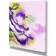 thumbnail image 2 of Aquarelle Fleur Bleue Abstraite - Impression sur Toile Florale, 2 of 4
