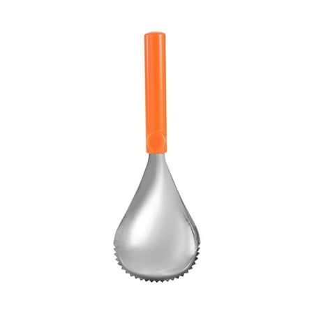 

RKZDSR Stainless Steel Spoon Manual Bag And Corer Gourd Ladle Pulp Separator Multifunctional Fruit Extractor Savings Orange