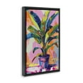 thumbnail image 3 of Stupell Industries Vivid Saturated House Plant Abstract Painting Black Floater Framed Canvas Art Print Wall Art, 17 x 25, 3 of 9