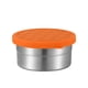 thumbnail image 4 of Recipiente de acero inoxidable para snacks (1 unidad) caja de almacenamiento de alimentos con tapa fiambrera hermética recipiente reutilizable y portátil para aderezos de ensalada, 4 of 7