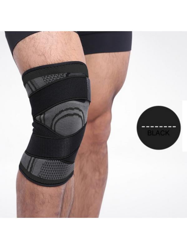 Topumt Compression 3d Weaving Knee Brace Pad Support Protects Knee Fit Running Jogging Sport Walmart Com Walmart Com
