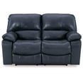 thumbnail image 2 of Signature Design by Ashley Leesworth Ocean Power Reclining Loveseat, 2 of 7