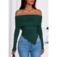 thumbnail image 5 of Remera PRETTYGARDEN Mujer Escote Hombros Descubiertos Manga Larga Ajustada - XXL, 5 of 8