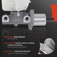 thumbnail image 2 of A-Premium Brake Master Cylinder with Reservoir and Cap Compatible with Chrysler and Dodge Vehicles - 300 2006-2007, Charger 2006-2007, Magnum 2006-2007 - Replaces# 5189175AA, 2 of 8