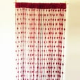 thumbnail image 2 of Cute Heart Line Tassel String Door Curtain Window Room Divider Curtain Valance Black, 2 of 4