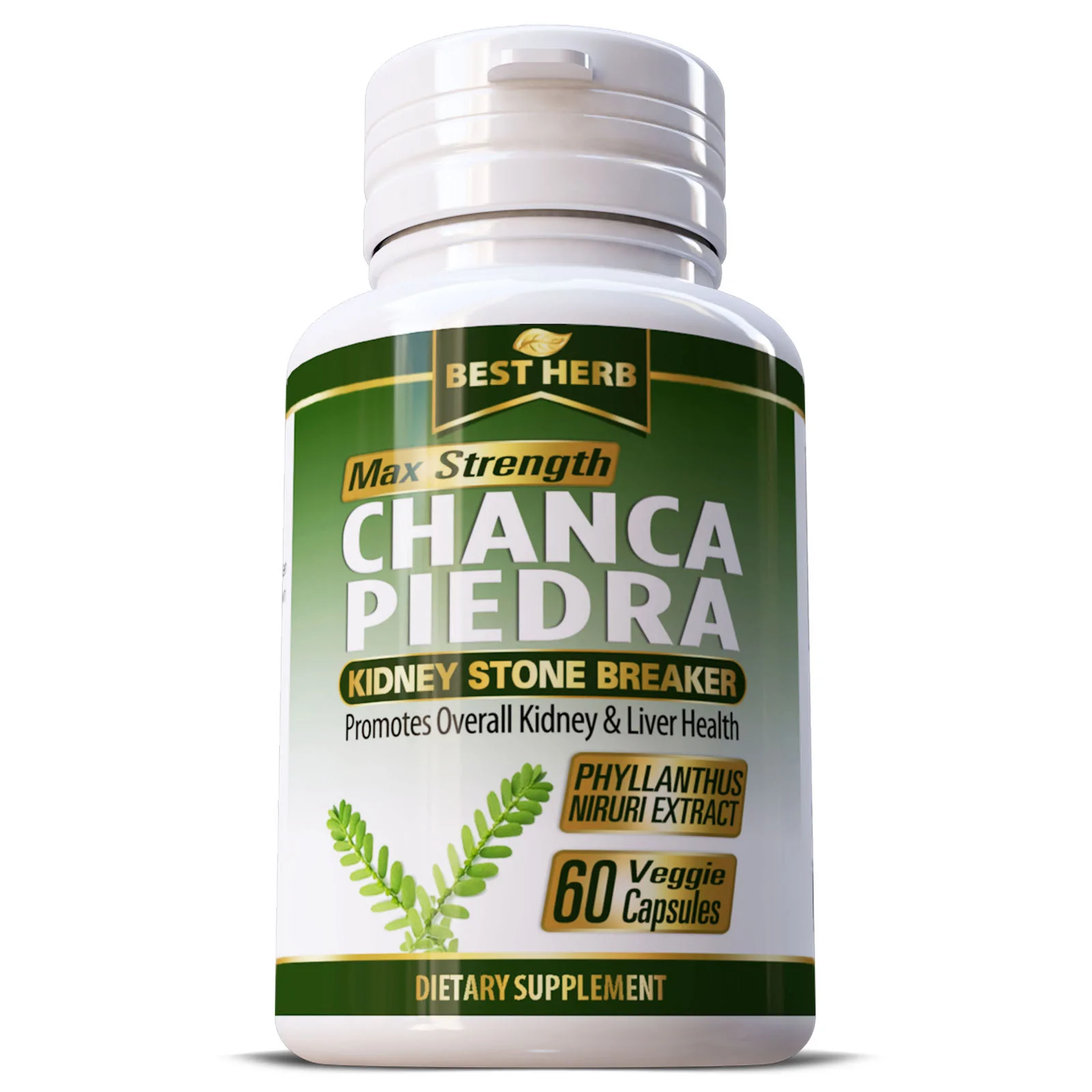 Chanca Piedra - Natural Kidney Stone Breaker & Liver Health - 60 Capsules