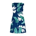thumbnail image 5 of Mefallenssiah Robes d'Été pour Femmes Plage Florale T-Shirt Robe Décontractée Poches Boho Robe Débardeur, 5 of 5