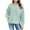 Green1, variant on Posijego Cute Hoodie for Girls Spring Hooded Sweatshirts Long Sleeve Oversized Pullover Tops with Pocket