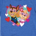 thumbnail image 3 of Paw Patrol - Chase Sky Hearts - Toddler And Youth Short Sleeve Graphic T-Shirt, 3 of 6