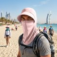 thumbnail image 5 of IAJFHAFS 3 In 1 Summer Cooling Balaclava Breathable Sun Protection Hood with Neck Guard & Face Mask Outdoor Activities Sun Hat for Men Women Pink, 5 of 7