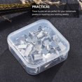 thumbnail image 3 of Shisuyan Cord End Fasteners Stainless Steel 2 Sets 0.39X0.28X0.20In, 3 of 9