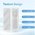thumbnail image 2 of Portable Male Mastubator Cup,Manual Double-Sided Masturbation Cup Male Stroker,,Adult Sex Toys for Men Pleasure-White, 2 of 7