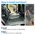 thumbnail image 4 of WheComd Dog Car Seat for Back Seat Half &acirc; Waterproof Hammock Style Cover for Medium to Large Dogs, Non-Slip, Hard Bottom, Mesh Window & Pocket 交, 4 of 6