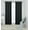 Black, variant on 2 Pack: Solid Colored 100% Energy Saving Hotel Max Blackout Thermal Curtain Panels - Light Gray/Stone, 84 in. Long