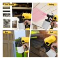 thumbnail image 3 of Electric Spray Gun Corded Spray Yellow Single Handheld Home Paint Sprayer with Adjustable Flow ,Easy to Operate, 3 of 7