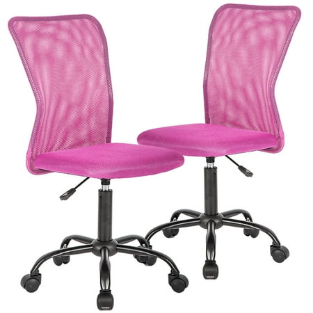 - Set Of 2 Mesh Office Chair Computer Mid-Back Task Swivel Seat Ergonomic Chair