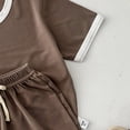 thumbnail image 6 of Toddler Boy Summer 2-Piece Clothes Sets Short Sleeve Tshirt & Shorts Casual Vacation Beach Outfits 6-12 Months 12-24 Months 2t 3t 4t 5t 6t 7t 8t 9t Children 3-4 Years, 6 of 7