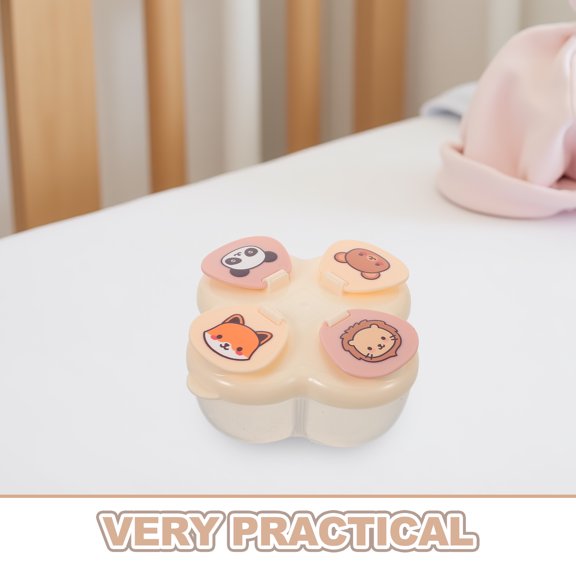 HONMEET Baby Formula Dispenser Portable Powder Container with Measuring Stickers for Travel and Outdoor Activities