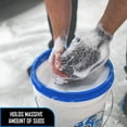 The Rag Company - The Cyclone Ultra - Car Wash Mitts - 8in x 9in Blue ...