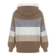 thumbnail image 3 of Vividxx Jacket For Girls Thicken Hooded Jacket With Zipper Front Cozy Outerwear For Cold Weather And Outdoor Adventures 11-12 Years, 3 of 5