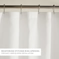 thumbnail image 7 of Linen-Look Shower Curtain by Comfort Canopy, 72" x 72", White, 7 of 7
