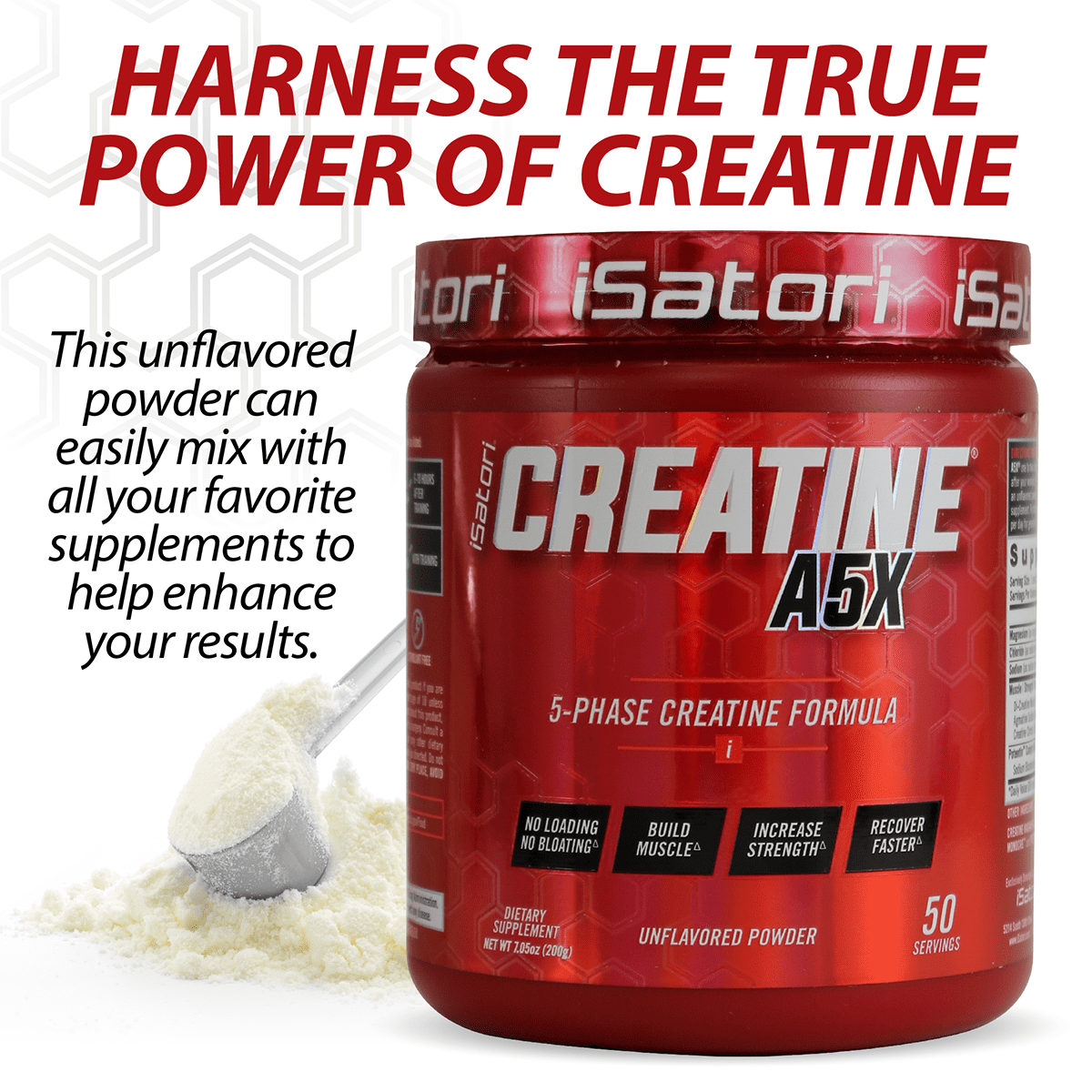 iSatori Creatine A5X, 7.05 ounces (50 Servings)