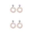 thumbnail image 2 of Guardurnaity Pendientes De Gota De Mujer De Estilo Vintage Chic Pendientes Tejidos Exquisitos Pendientes Tejidos Exquisitos Elegante Hecho A Mano beige 2Conjunto, 2 of 6