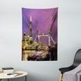 thumbnail image 1 of London Decor Wall Hanging Tapestry, Tower Bridge in London at Night Historical Cultur Monument Europe British Urban Photo, Bedroom Living Room Dorm Accessories, 40 X 60 Inches, by Ambesonne, 1 of 1