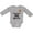 AC-Heather Grey, variant on Inktastic Multiple Sclerosis MS Research Girls Long Sleeve Baby Bodysuit