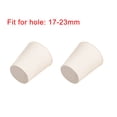 thumbnail image 5 of Unique Bargains White Tapered Shaped Solid Rubber Stopper for Lab Tube Stopper Size 3 5 Pcs, 5 of 5