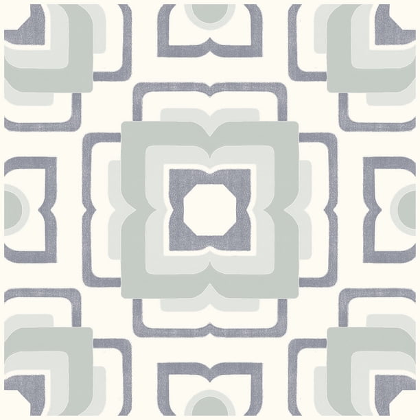 Baldosas FloorPops, vinilo Posey, color verde azulado, 30 x 30 cm (10 baldosas)