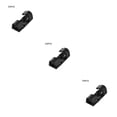 thumbnail image 4 of Justharion Cable Organizer Clips Cable Management Desktop & Workstation ABS Wire Black 20pcs 3Set, 4 of 6