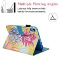 thumbnail image 5 of Allytech Smart Case for iPad Mini 6th Gen 2021(8.3 inch), iPad Mini 6 Case with Pen Holder, Slim Multi-Angle Viewing Stand Auto Sleep Wake Card Slots Protective Case for iPad Mini 6, Pineapple, 5 of 7