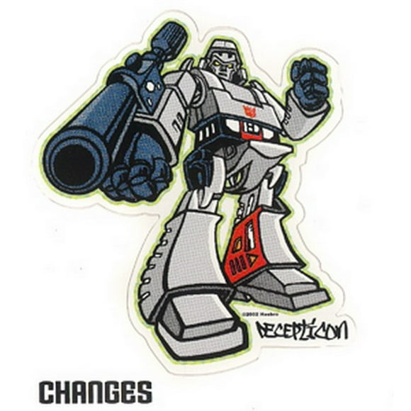 Transformers Megatron Decepticon Hip Hop Sticker 78-182