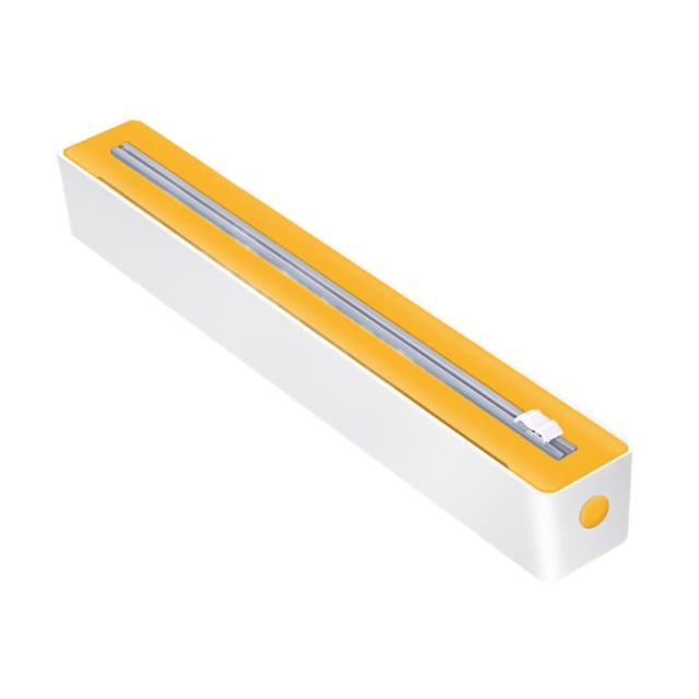 DOLITY Cling Film Dispenser Magnetic Accessories Gift Versatile Home Wrap Organizer Yellow